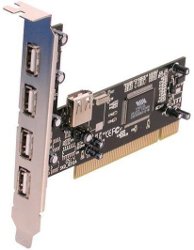 SCHEDA PCI USB 2.0 - 4 PORTE 