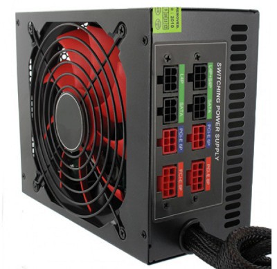ALIMENTATORE ATX 820W Modulare - Ventola 14cm. Super Silent