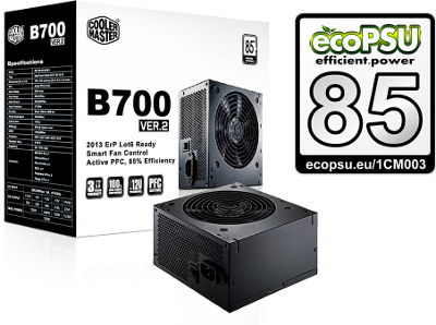 Alimentatore COOLERMASTER B700W - Ventola 12cm Silent