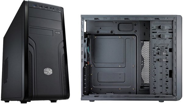 CABINET COOLERMASTER FORCE 500 - NO Alim. - 1x Ventola 120mm - Usb 3.0 + Usb 2.0 + Audio