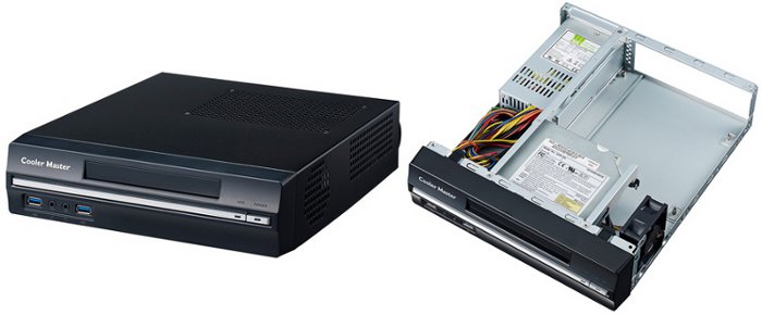 Cabinet Mini-ITX COOLERMASTER Mini 110 con Alimentatore 200W flex - USB 3.0 + Audio - (ODD slim)