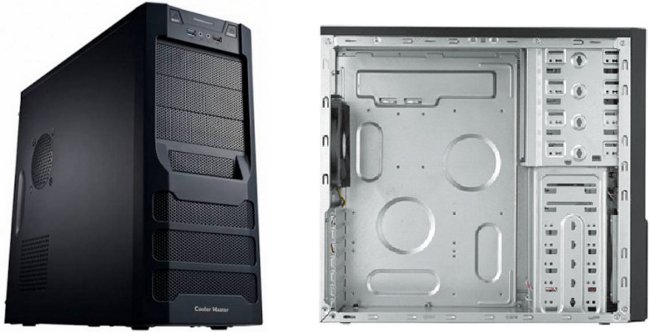 CABINET COOLERMASTER CMP 351 - NO Alim. - 1x ventola 120mm - Usb 3.0 + Audio
