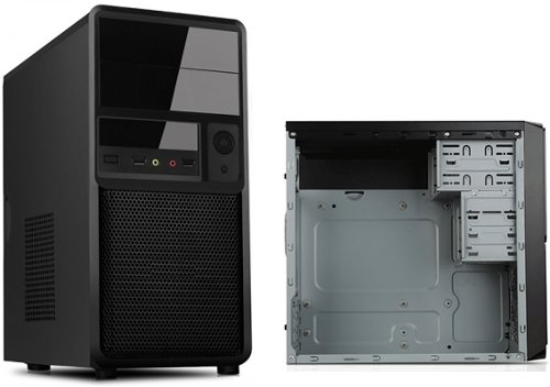 CABINET SPI Micro Atx - Alimentatore 500W con Ventola 12cm. Silent - 1xUSB 2.0 + 1x USB 3.0 + Audio