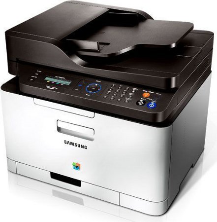 SAMSUNG MULTIFUNZIONE LASER COLORI CLX-3305FN - A4 - Stamp. Laser COLORI, 19ppm max  in B/N, Scanner / Fax / Fotocopiatrice / ADF 40 fogli / USB + LAN 