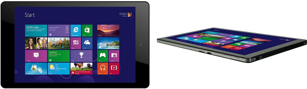 Mediacom SmartPad iPRO 8HD (M-IPROW810): Display 8" IPS, Cpu Intel Atom Z3735G QuadCore 1.83GHz(turbo), Ram 1GB + 16GB SSD - 2xFotocamera - WiFi+BT+USB, Windows 8.1