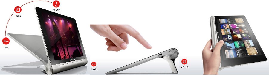 Lenovo Tablet YOGA 2 8 (3G) : Display 8" 1920x1200, Cpu Intel Atom QuadCore 1.33GHz, Ram 2GB + Storage 16GB - Android 4.4 KitKat